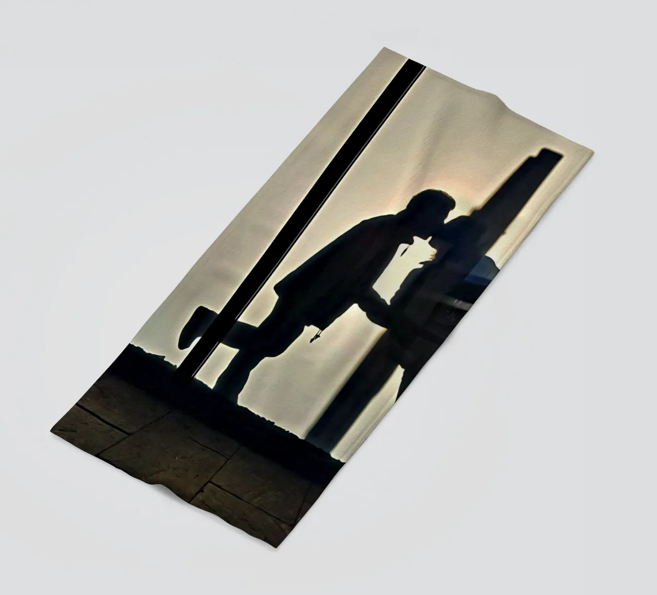 Il bacio telo mare da Massimo Frascogna