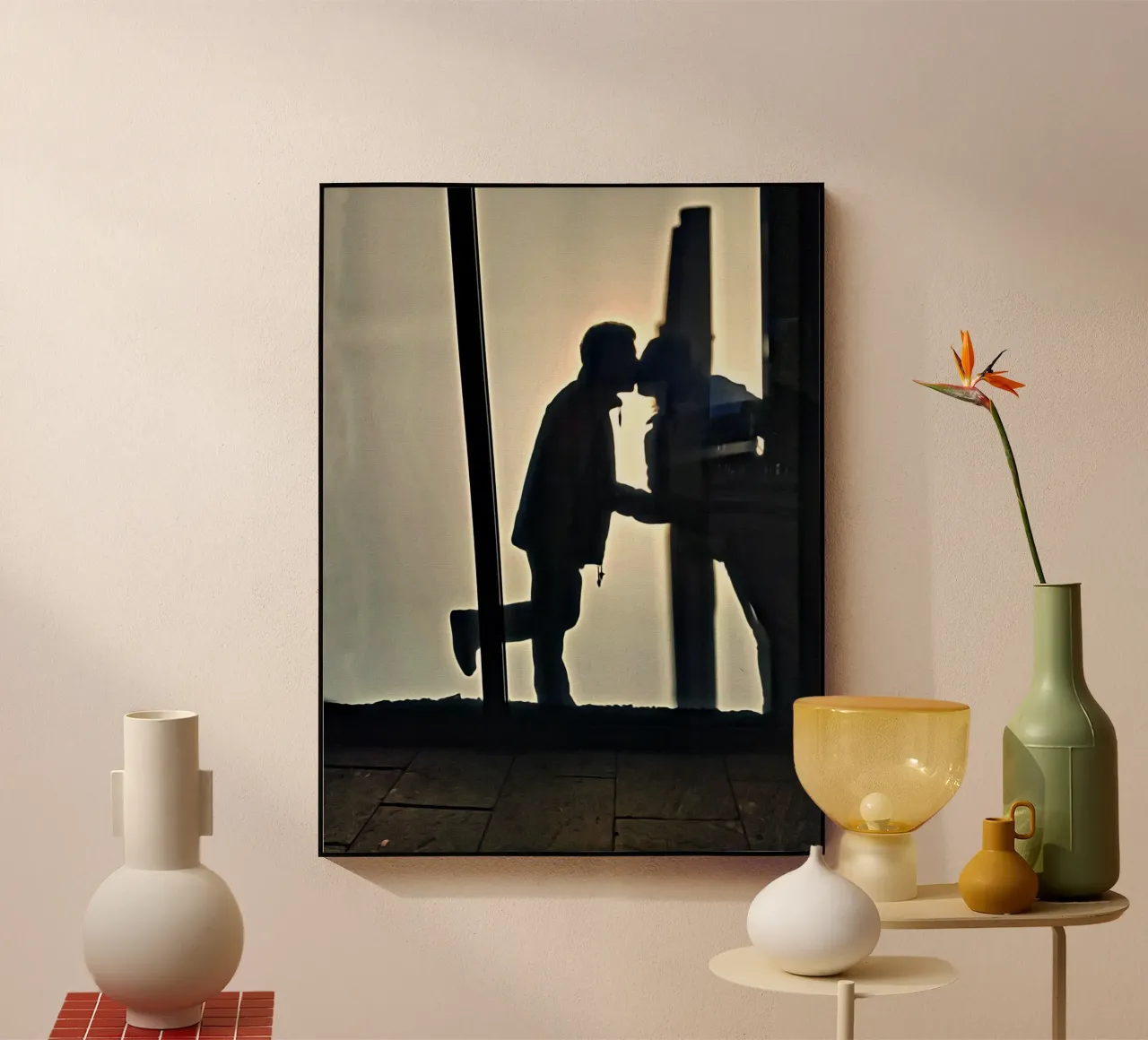 Il bacio plexiglass da Massimo Frascogna