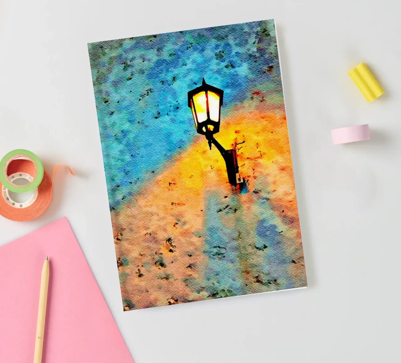The lamp notebook by Massimo Frascogna