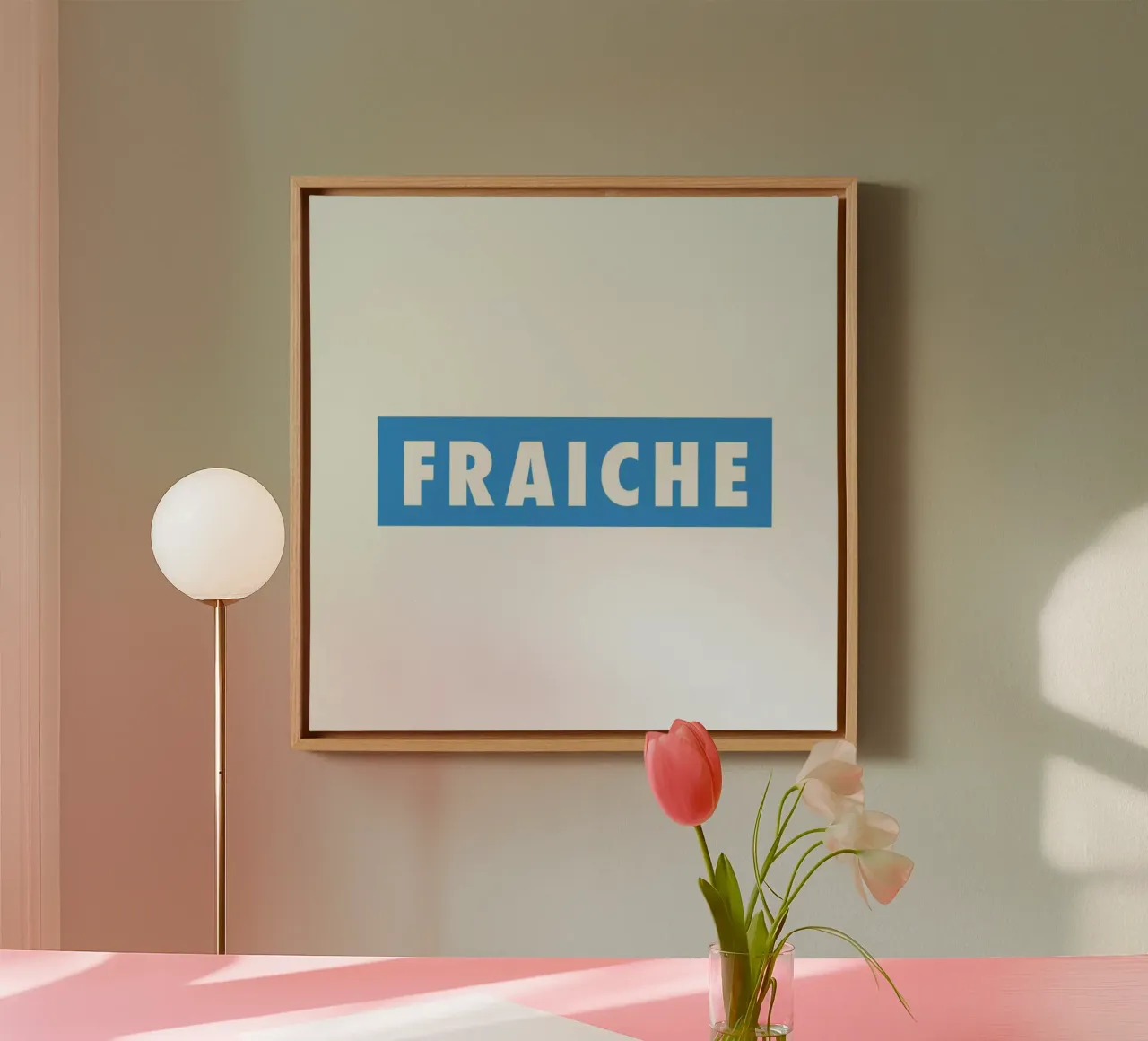 Fraiche B tela con Cornice a cassetta da FRAICHE