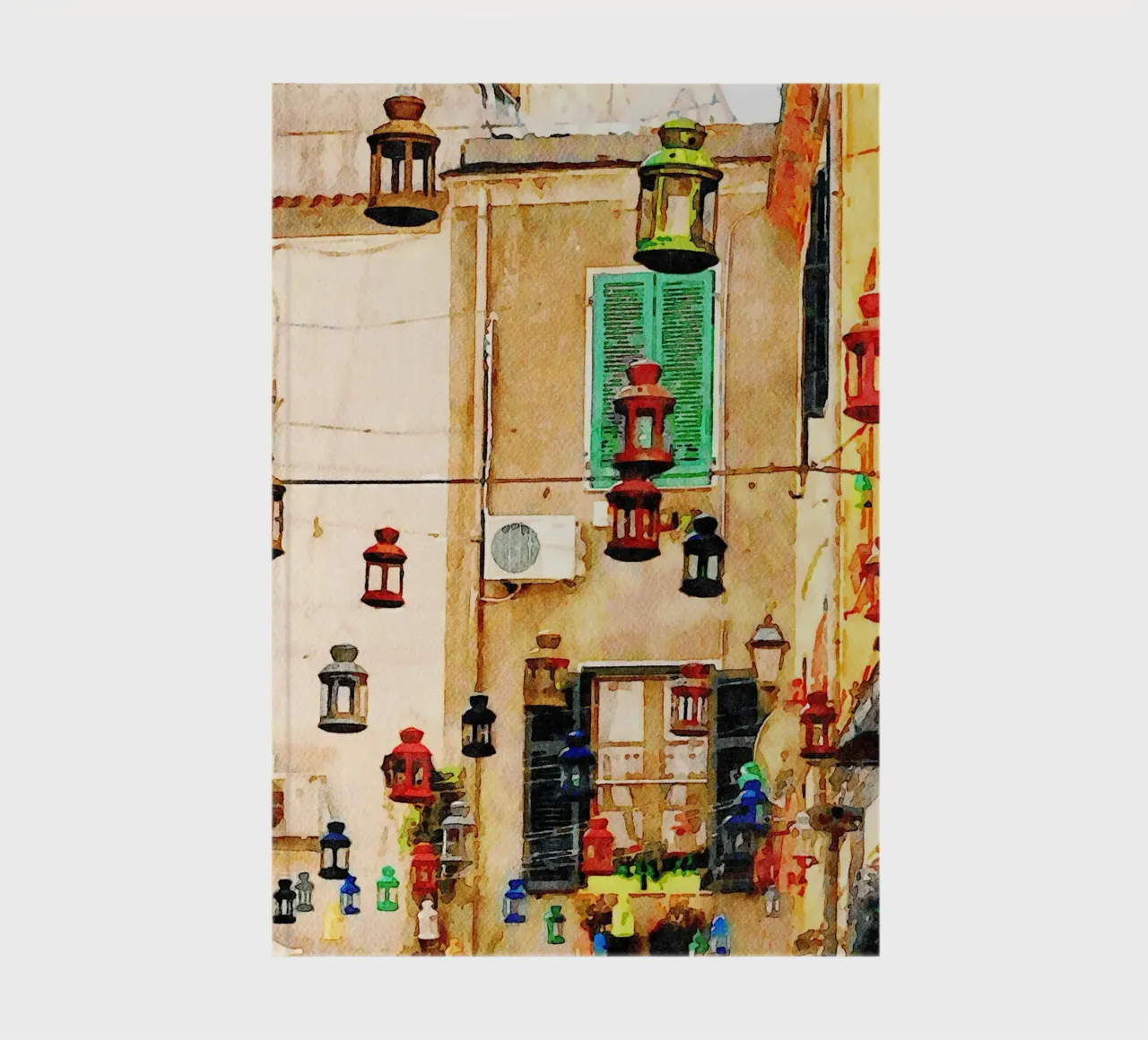 Lanterns and windows notebook by Massimo Frascogna
