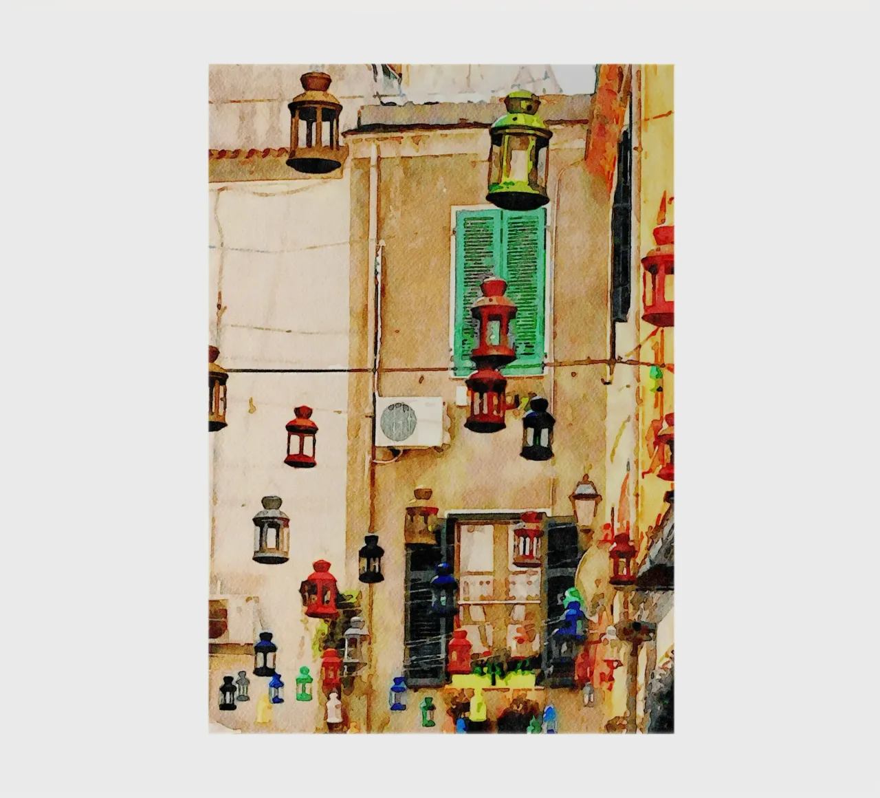 Lanterns and windows notebook by Massimo Frascogna