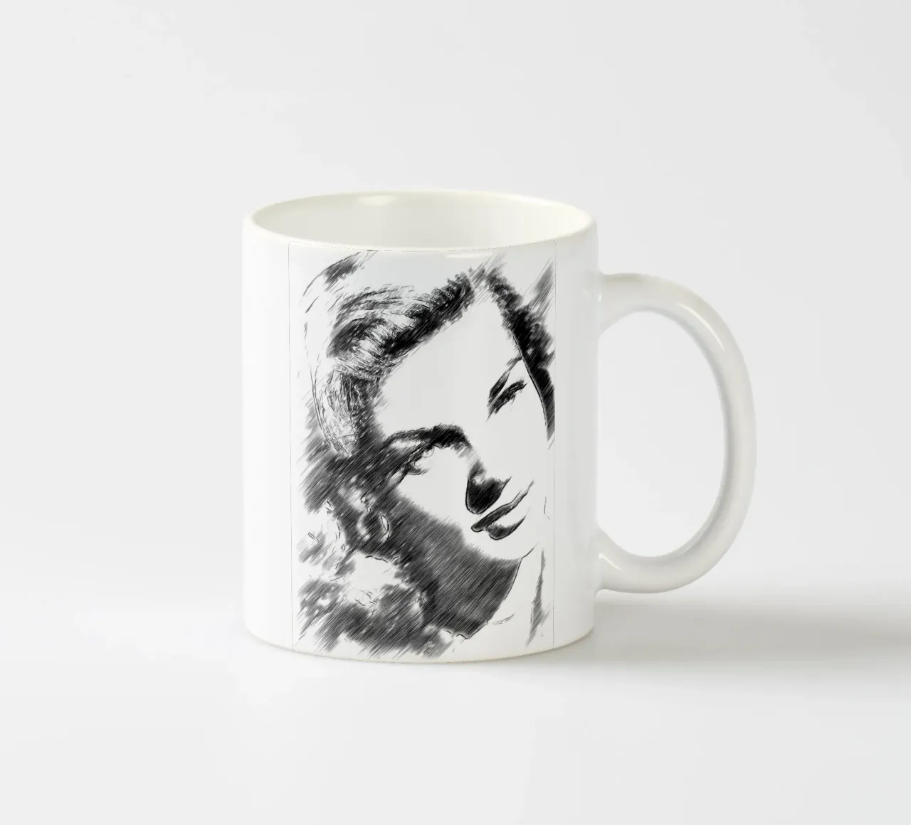 L'attrice Lauren tazza in ceramica da Massimo Frascogna