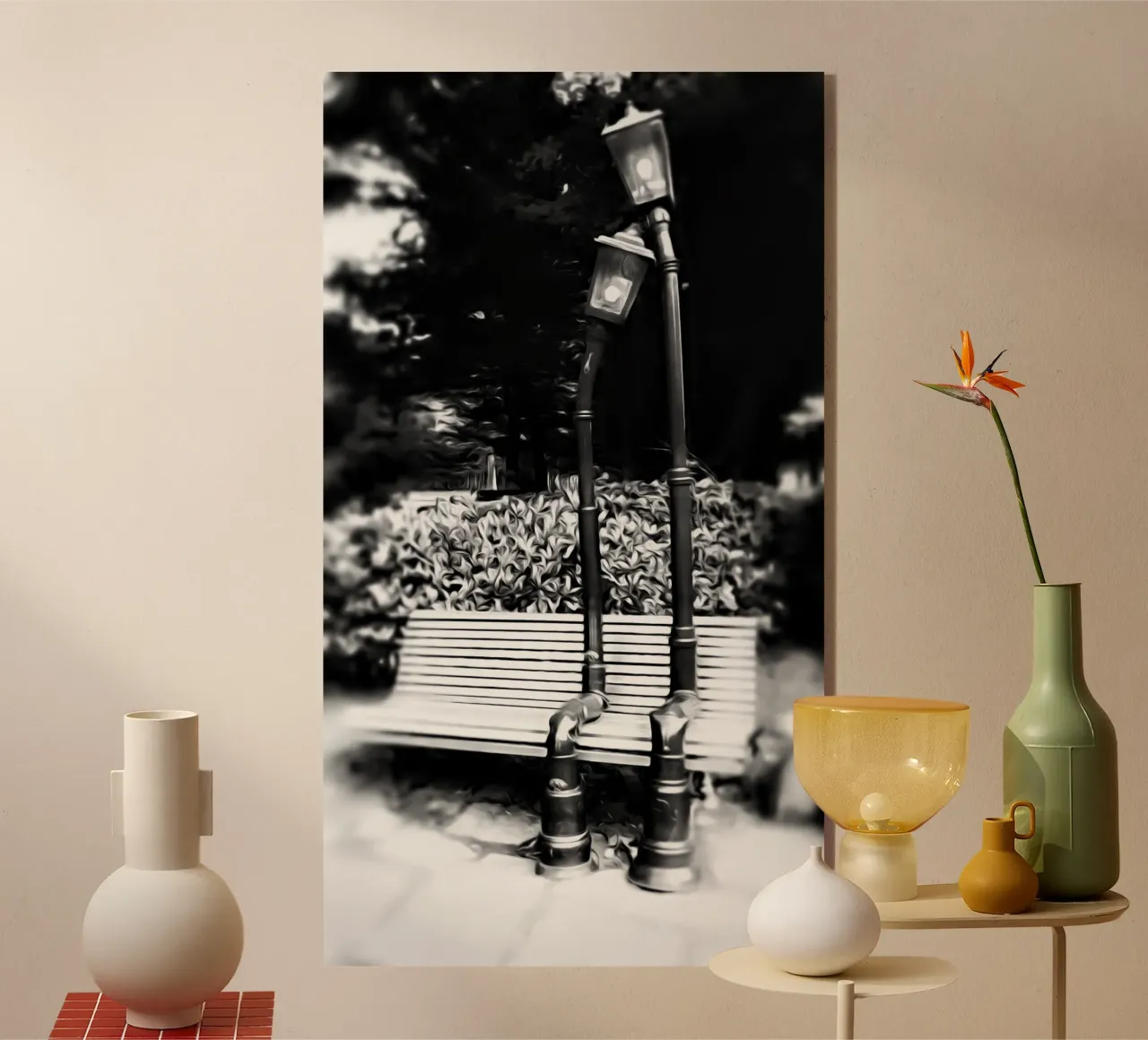 amore illuminato plexiglass da Massimo Frascogna