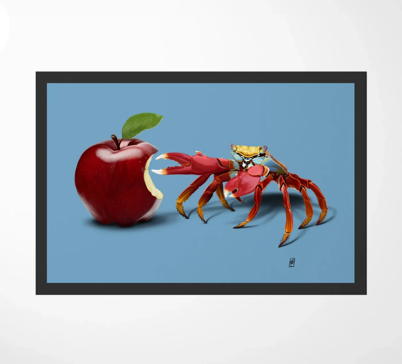 Core (Colour) doormat by Rob Art | Illustration