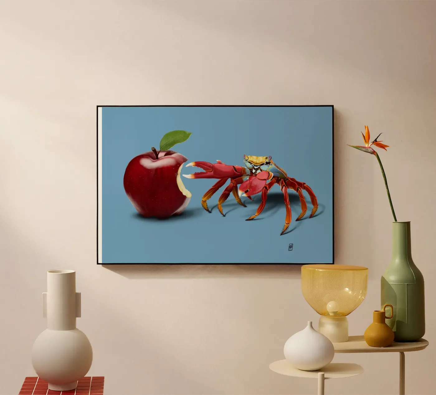 Core (Colour) acrylic glass by Rob Art | Illustration