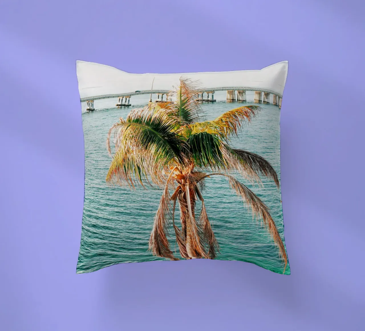 Florida Keys, Palma tropicale - Vista sull'oceano e sul ponte cuscino da Bold and Retro