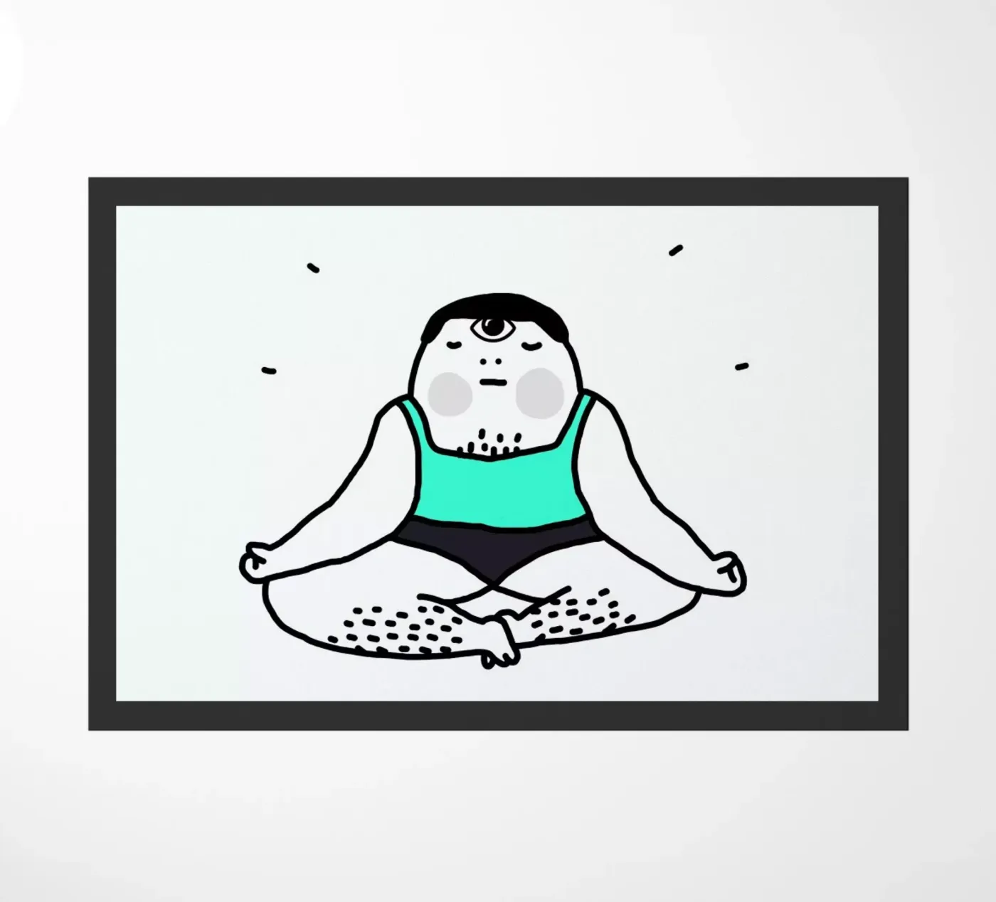 Zen deurmat van Herzette