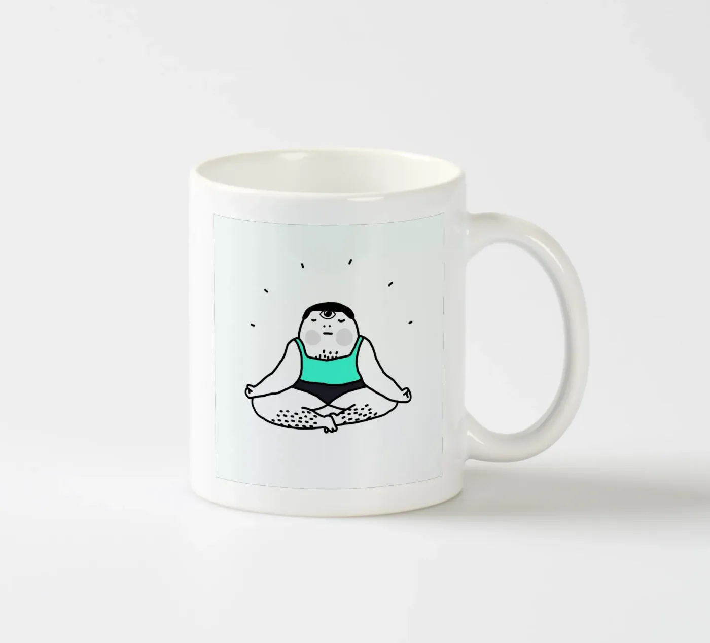 Zen ceramic mug by Herzette
