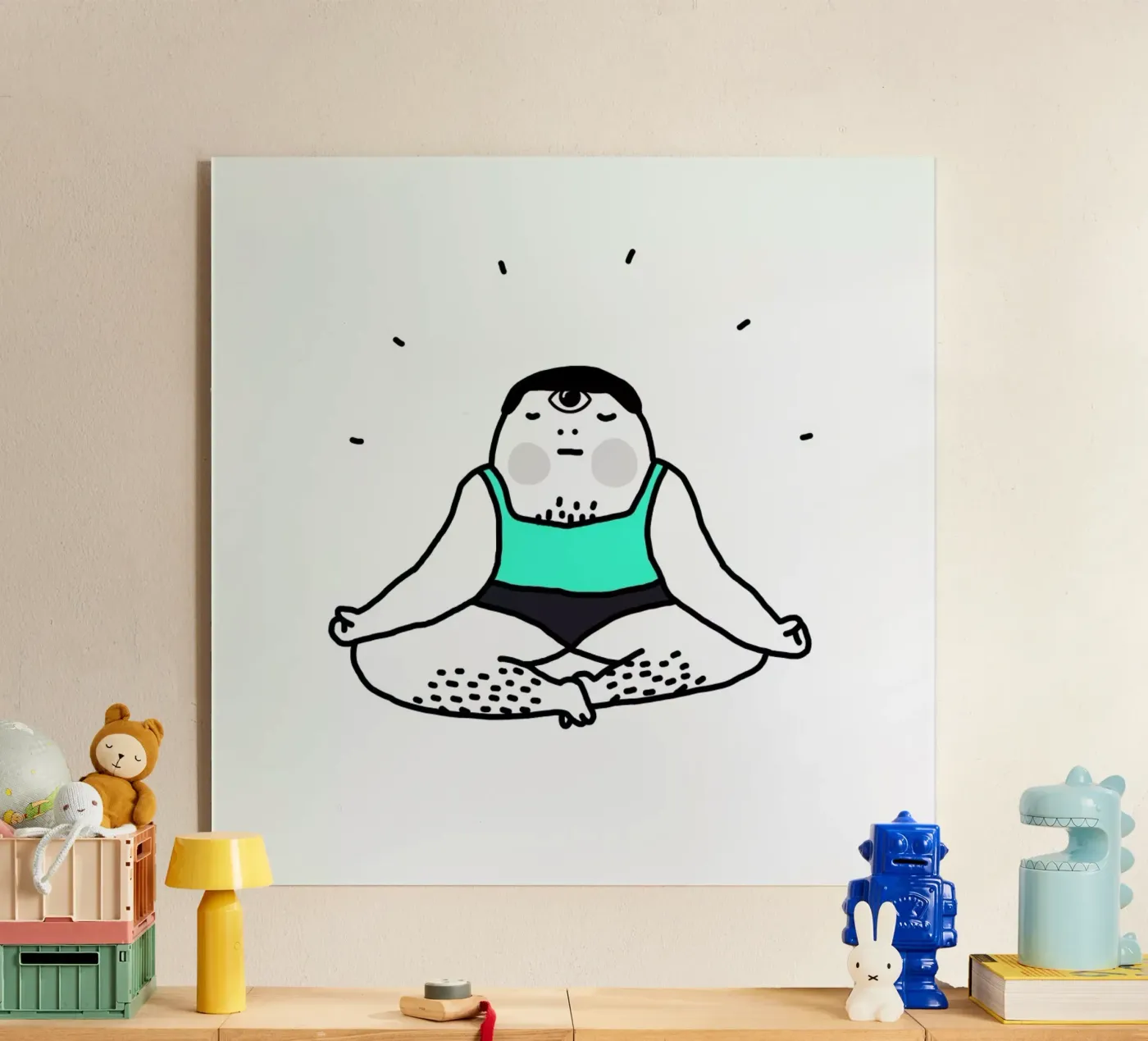 Zen acryl van Herzette