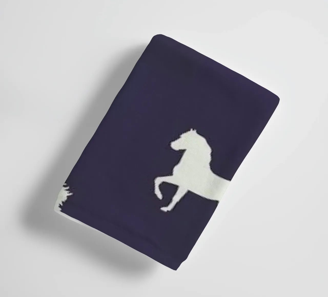 Horse print (Navy slate) asciugamano da bagno da Jacqueline Maldonado