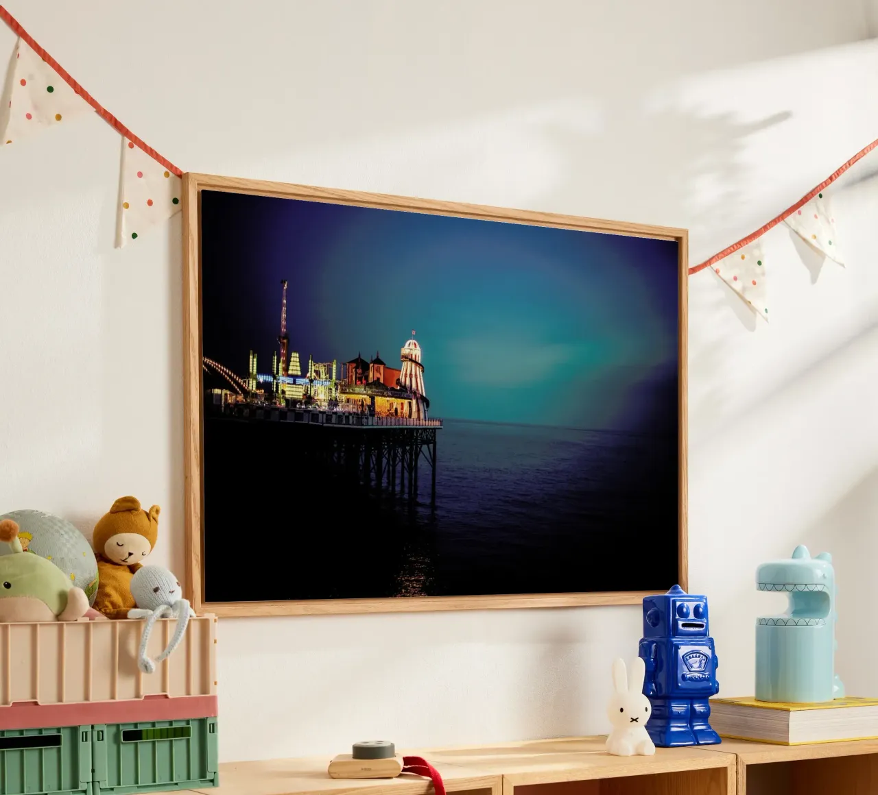 Pier Brighton acrylic glass by Flo Klein