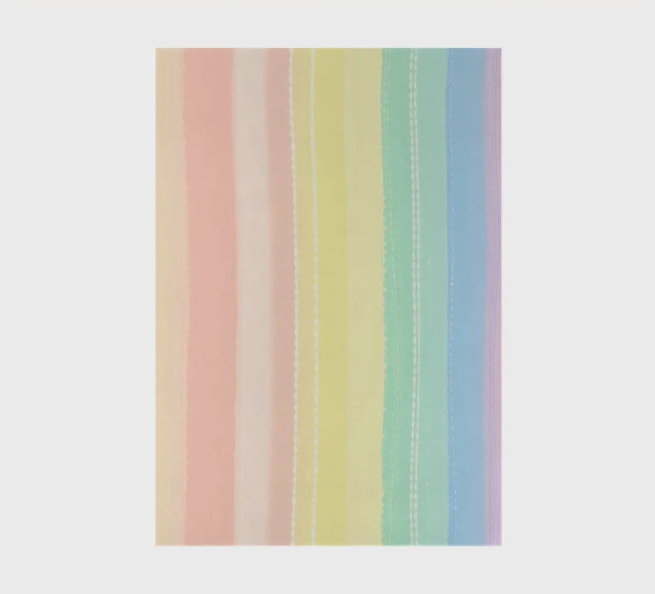 Soft pastel stripes create a calming visual effect notebook by DesignDoodle