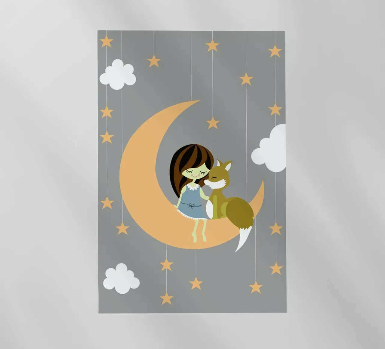 Foxy Moon pellicola backlit da Sabrina Ziegenhorn