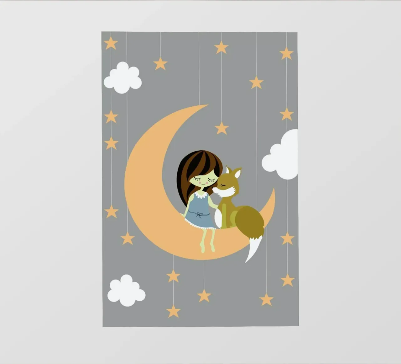 Foxy Moon pellicola backlit da Sabrina Ziegenhorn