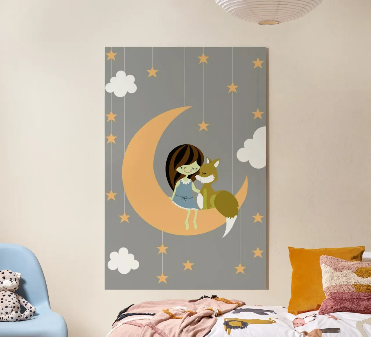 Foxy Moon Acryl-Glas von Sabrina Ziegenhorn