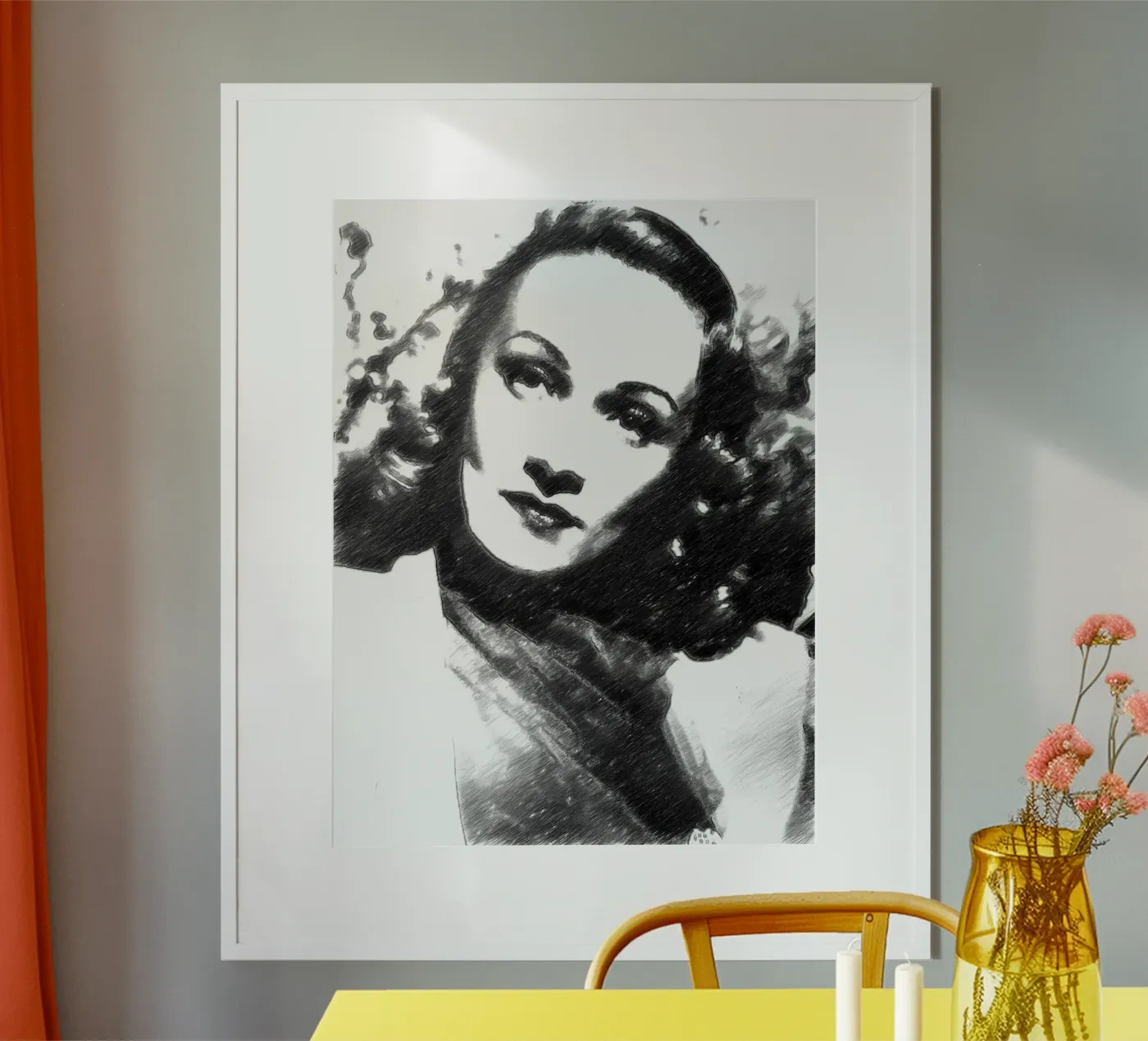 Marlene poster van Massimo Frascogna