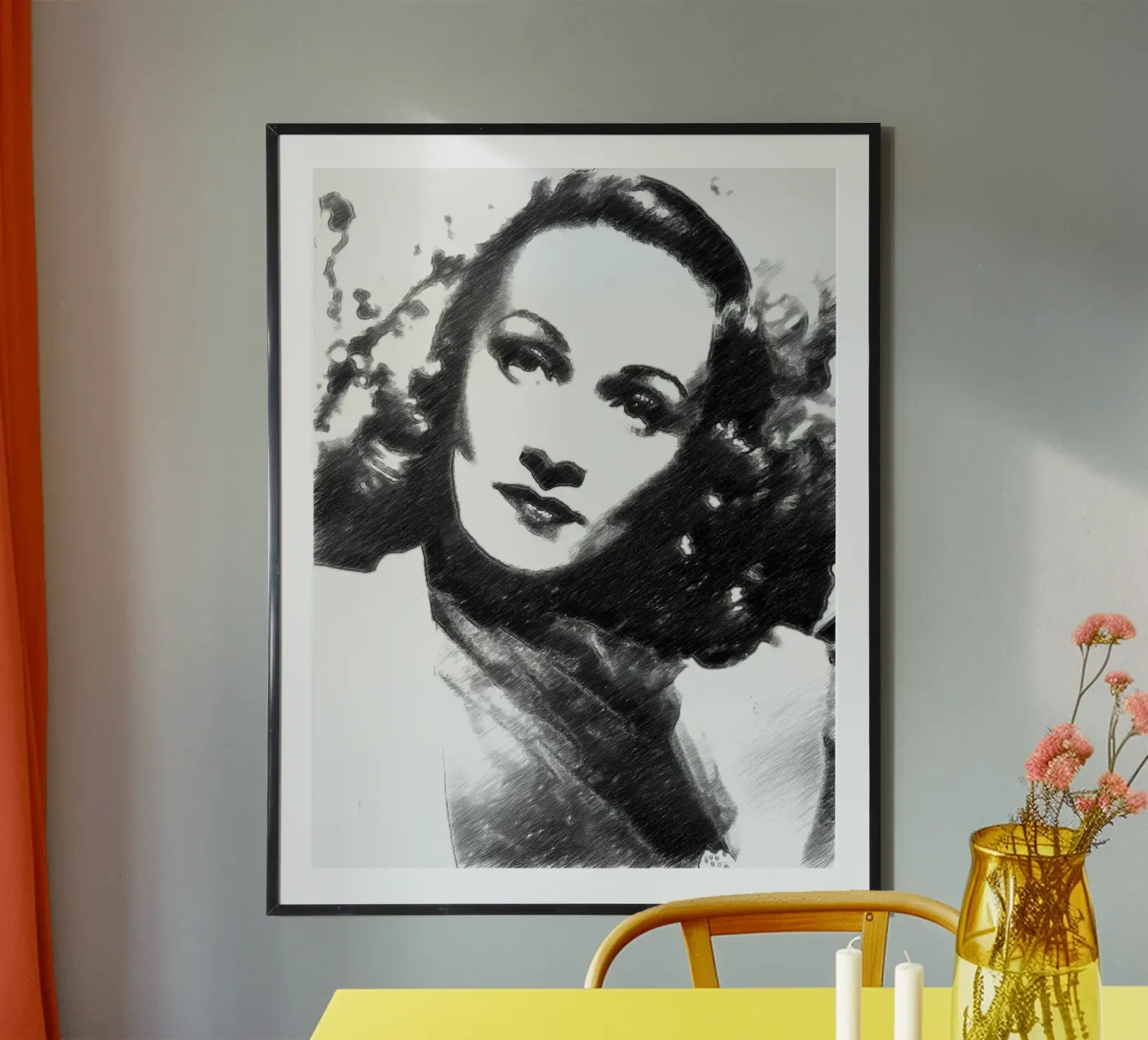 Marlene poster van Massimo Frascogna