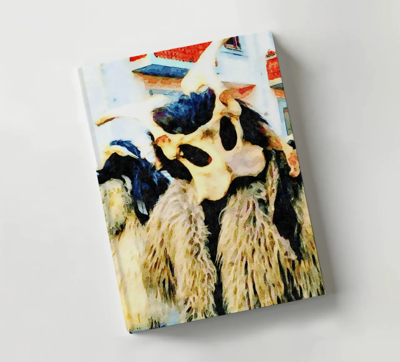 Mask from Sardinia notebook by Massimo Frascogna