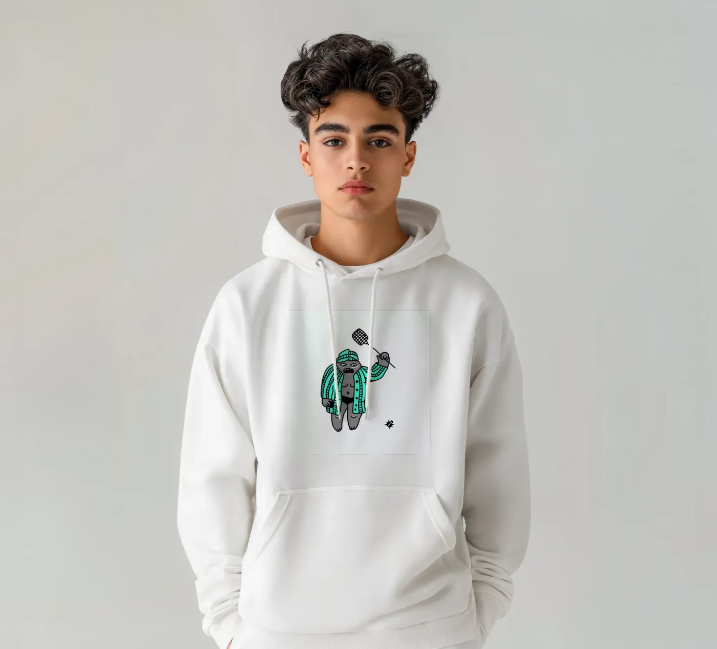 Bug hoodie by Herzette