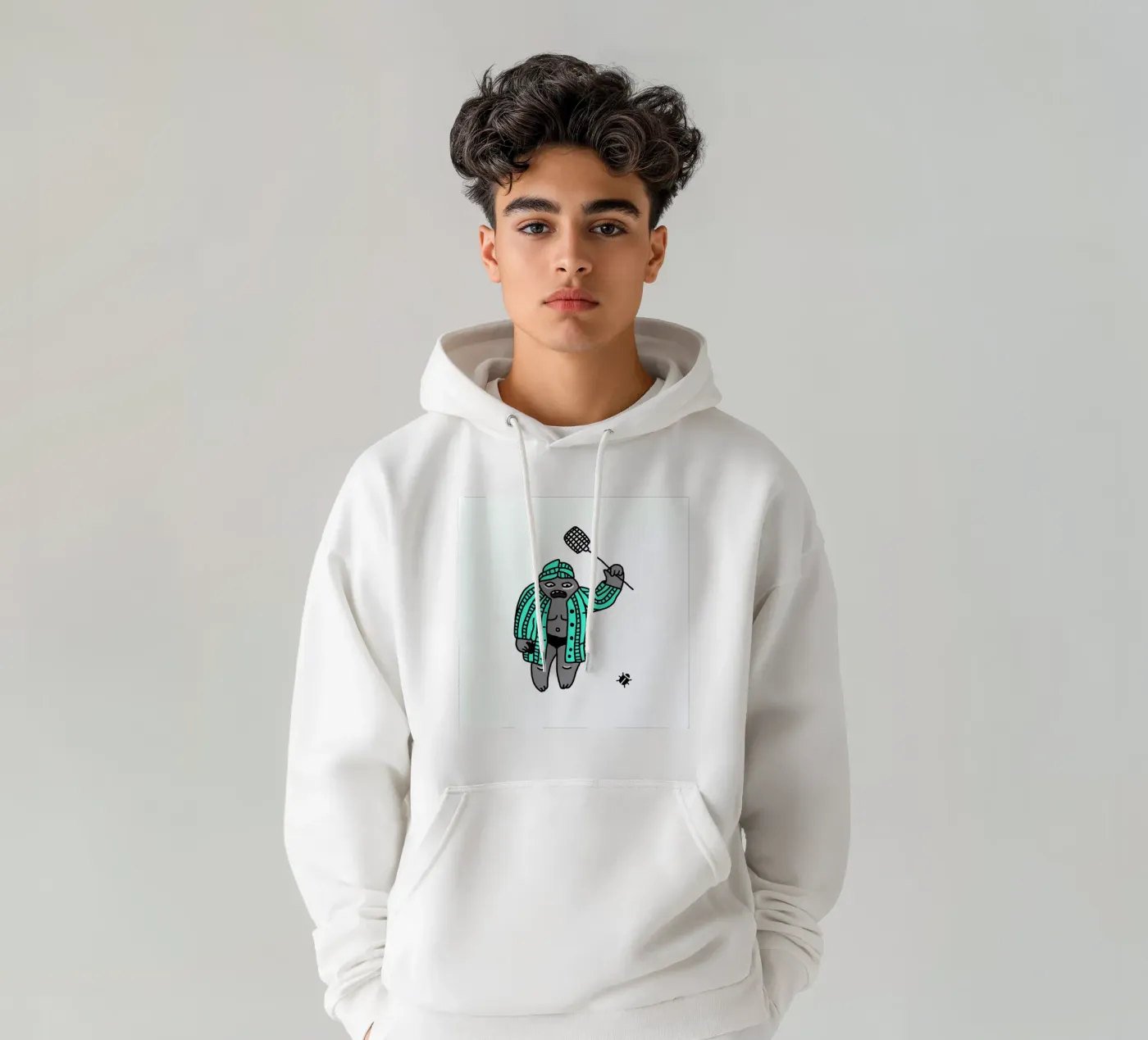 Bug hoodie by Herzette