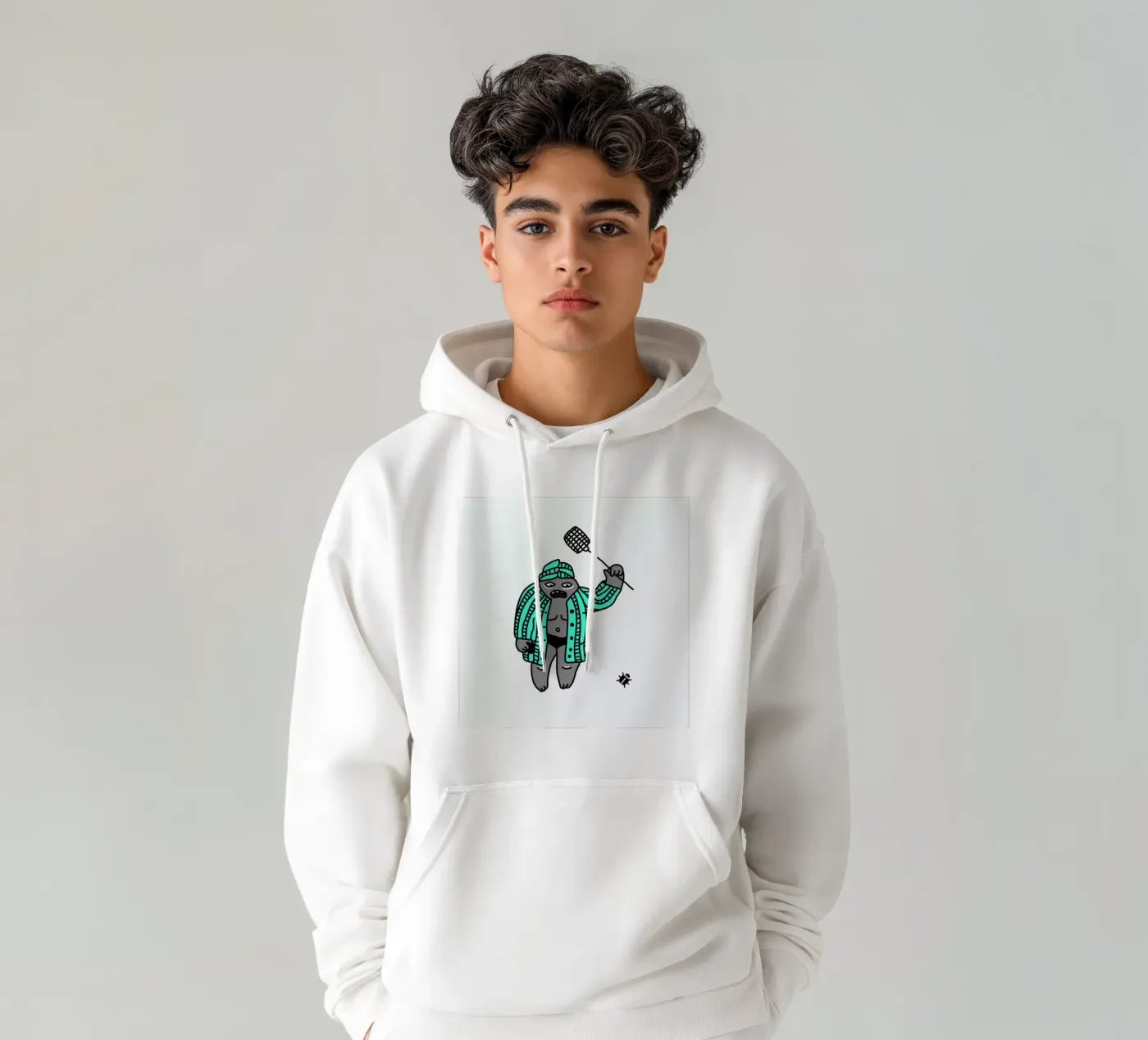Bug hoodie by Herzette