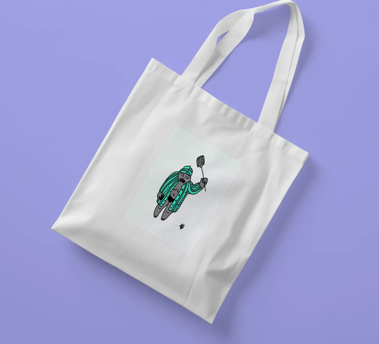 Bug tote bag by Herzette
