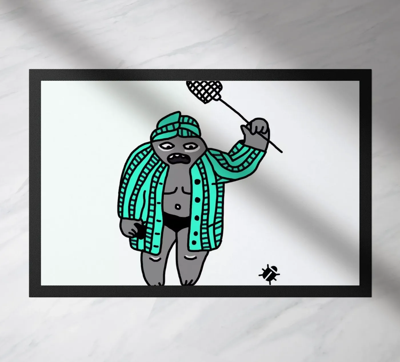 Bug deurmat van Herzette