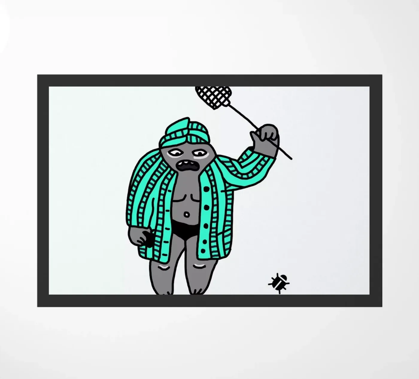 Bug deurmat van Herzette