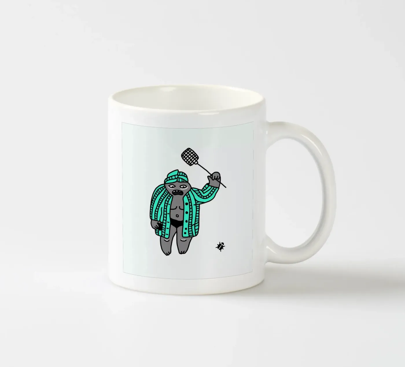 Bug ceramic mug by Herzette