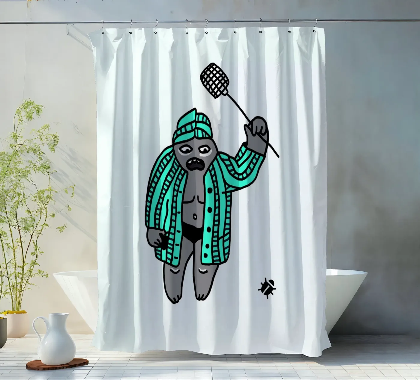 Bug Duschvorhang von Herzette