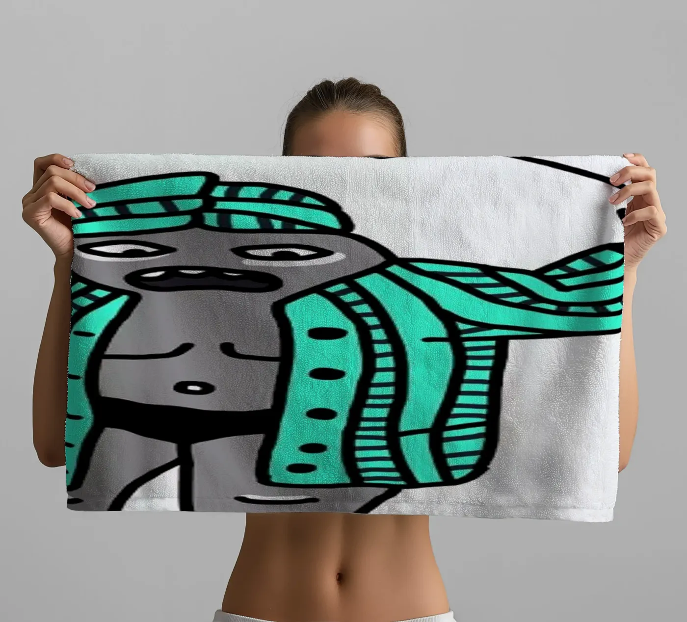 Bug badhanddoek van Herzette