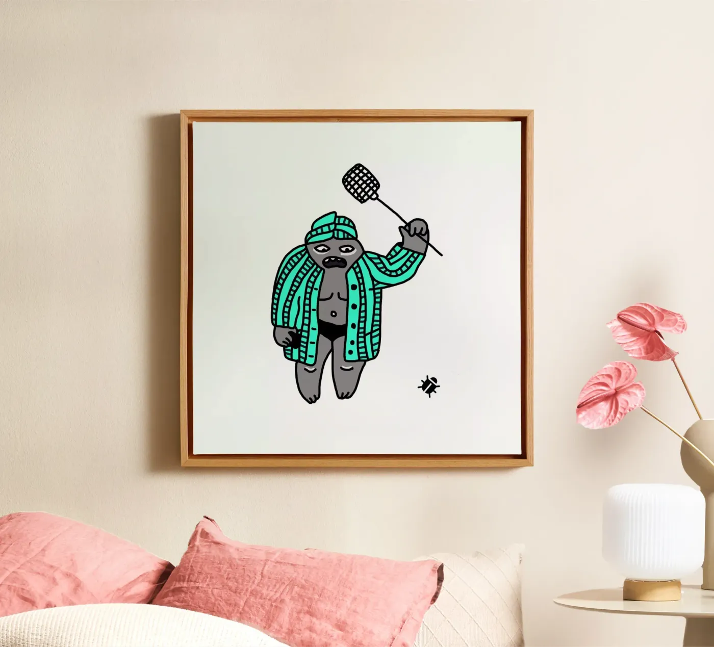 Bug Leinwand von Herzette