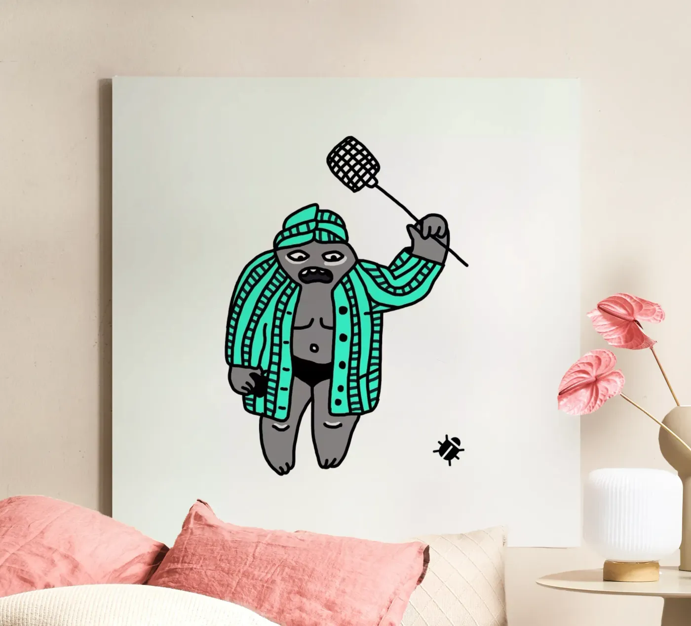Bug canvas van Herzette