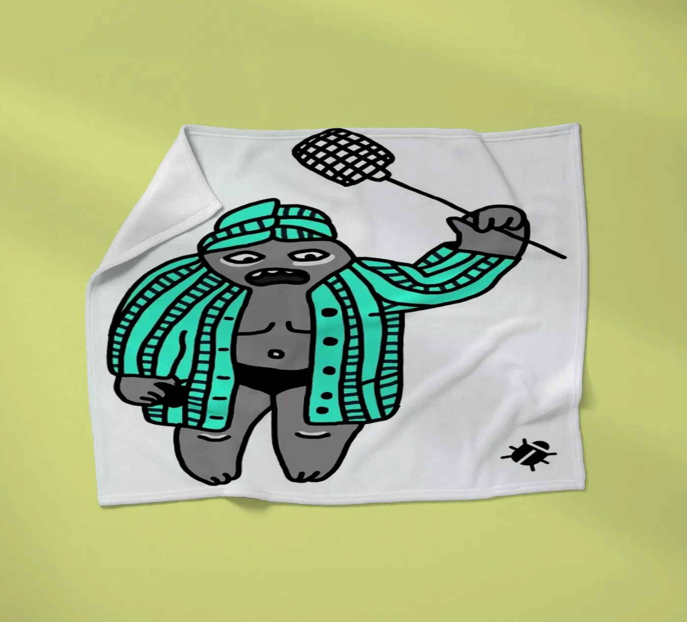 Bug fleecedeken van Herzette