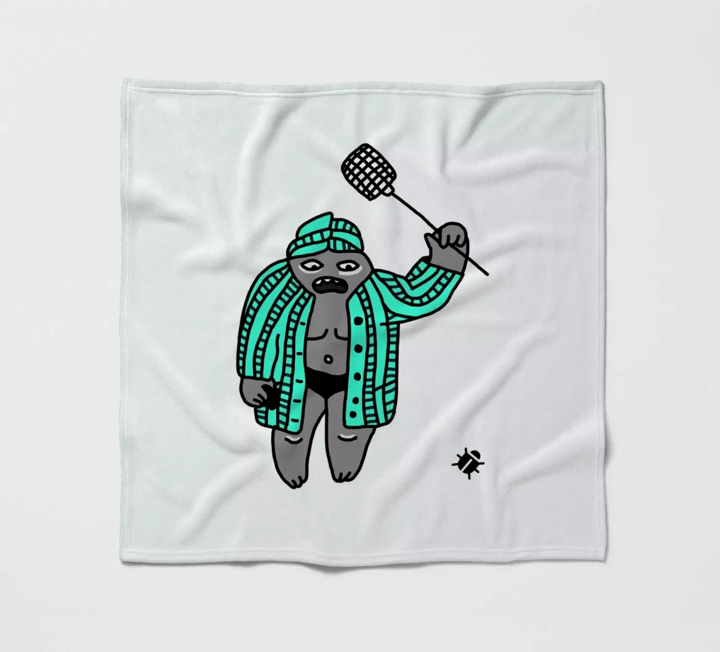 Bug fleecedeken van Herzette