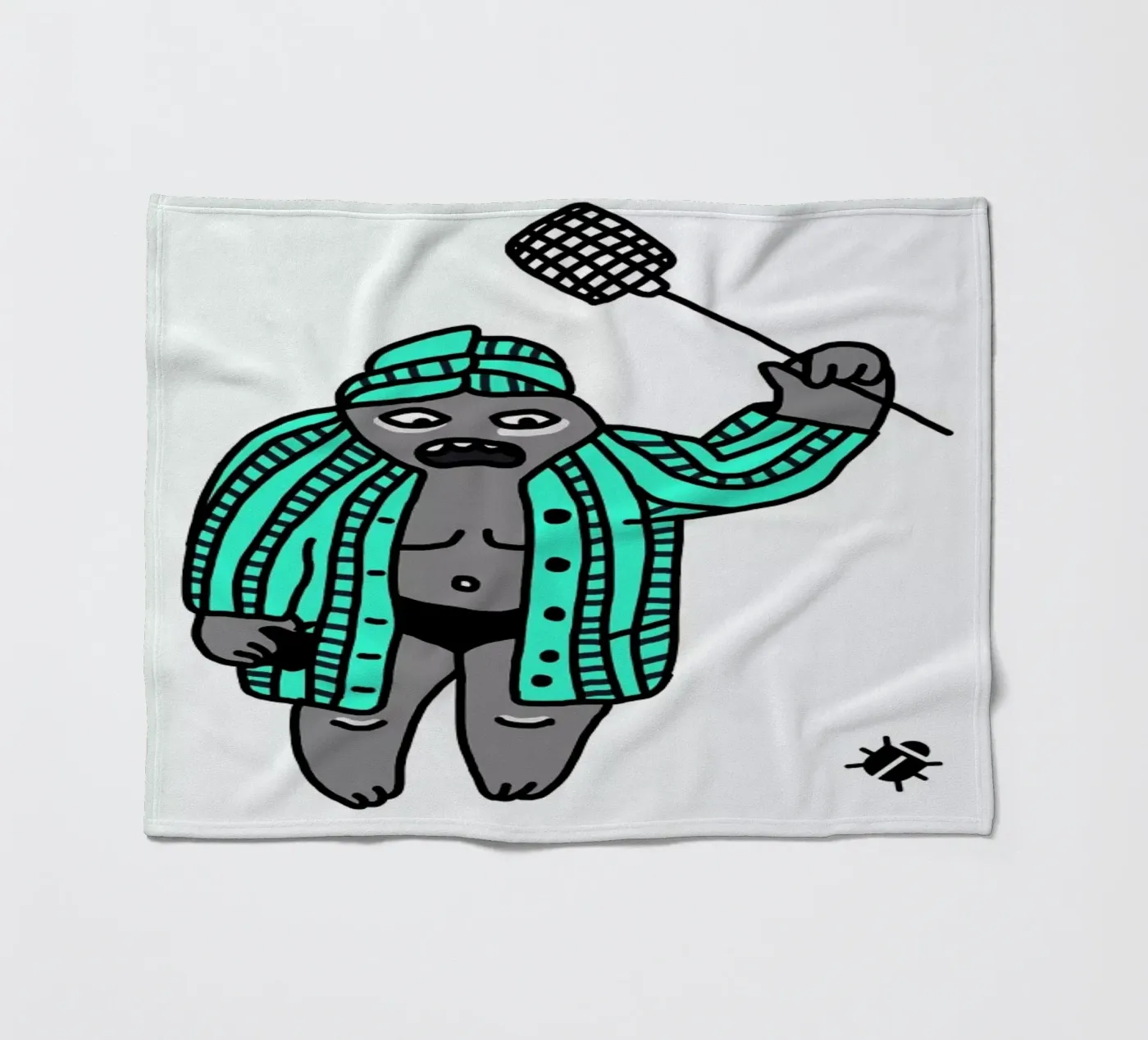 Bug fleecedeken van Herzette