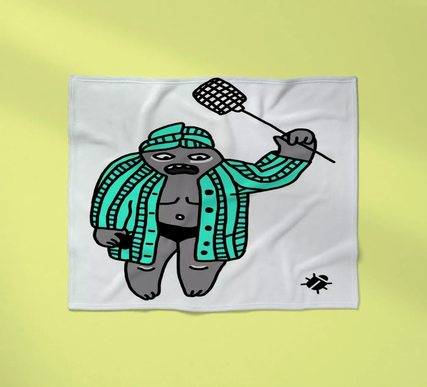 Bug fleecedeken van Herzette