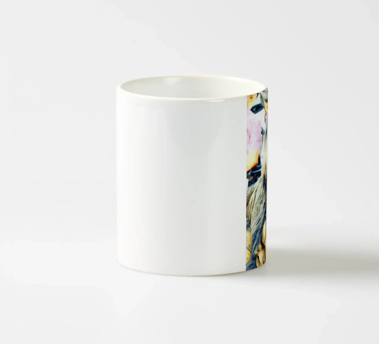 Maschera dalla Sardegna tazza in ceramica da Massimo Frascogna