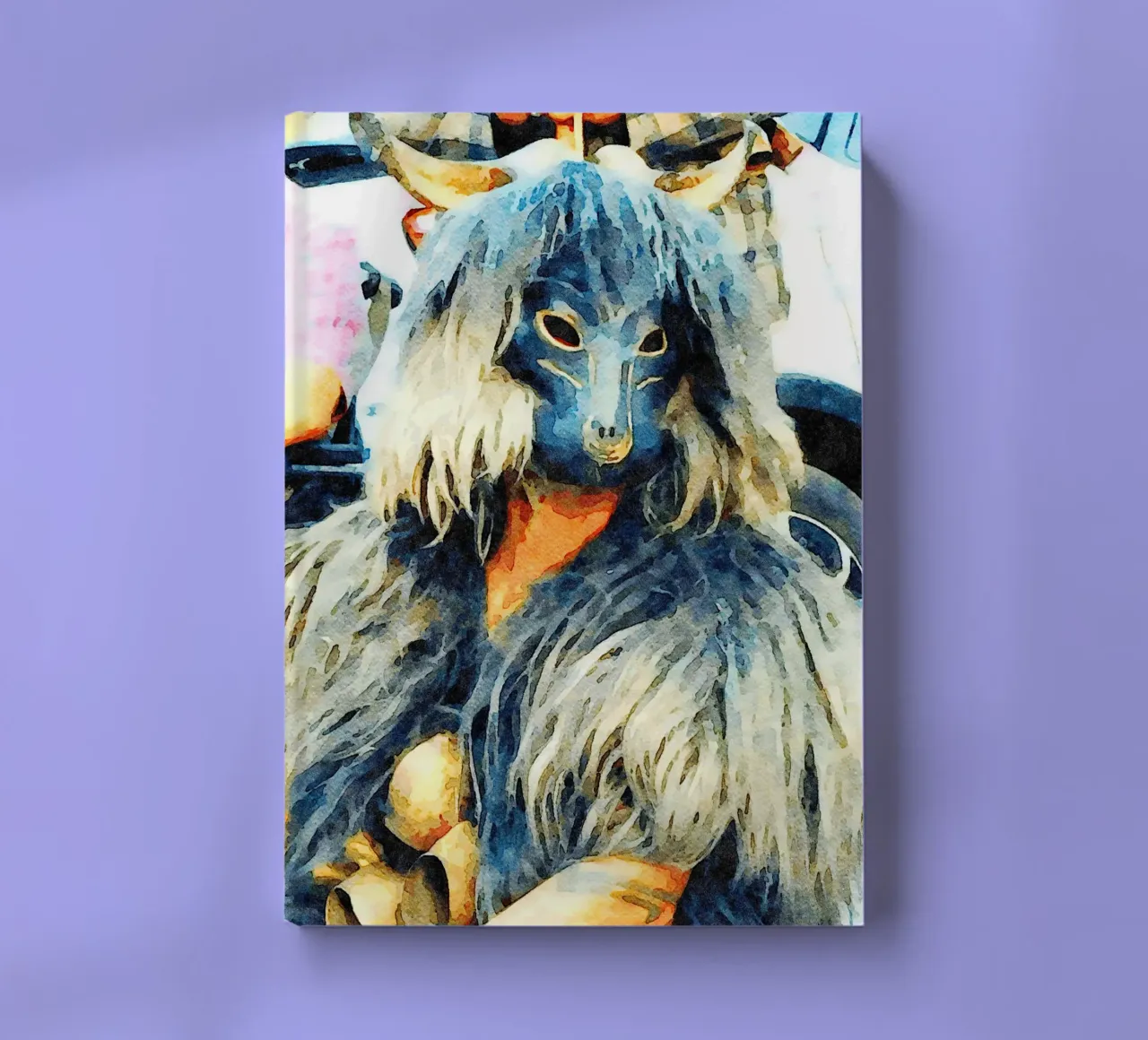 Mask from Sardinia notebook by Massimo Frascogna