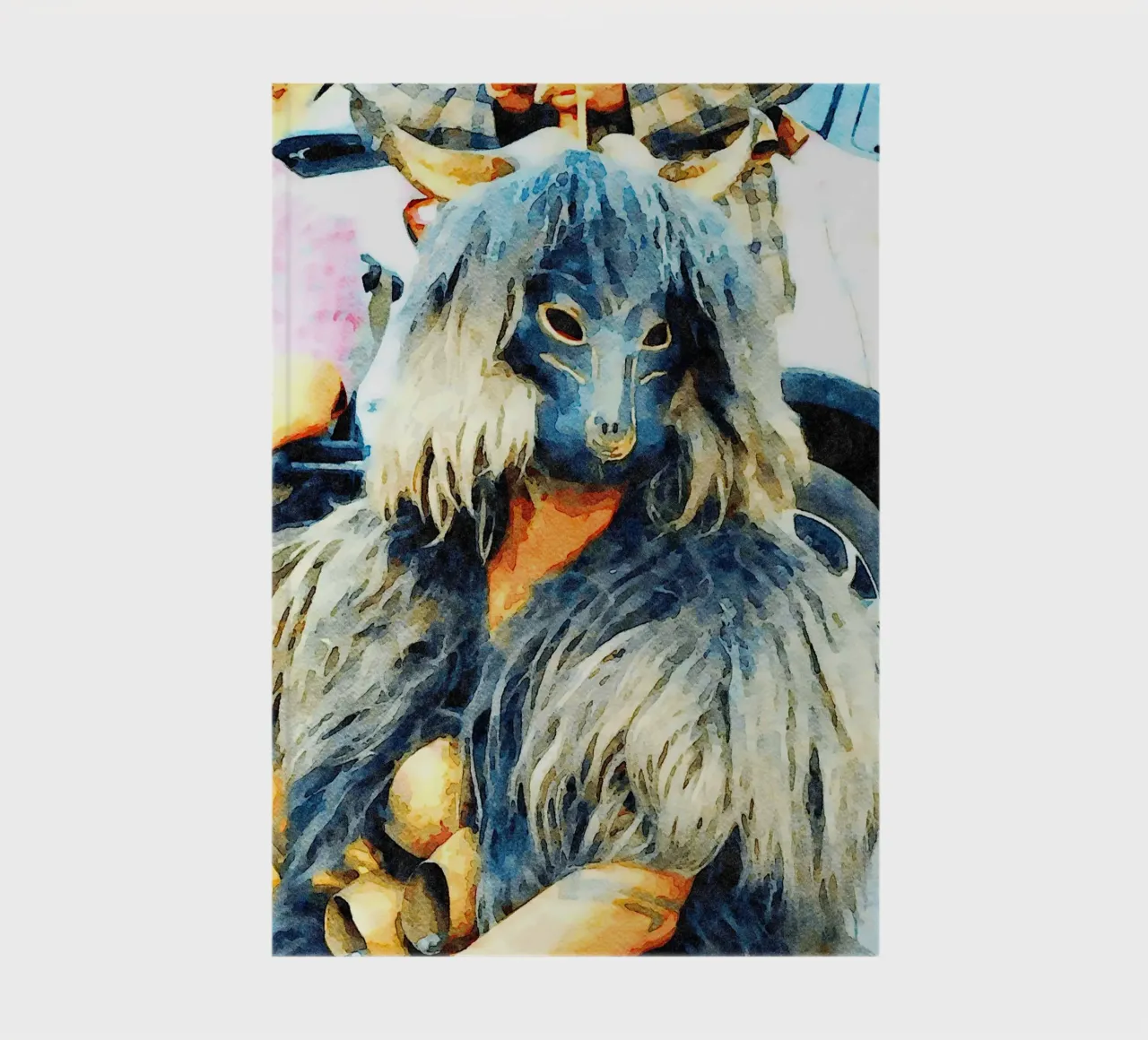 Mask from Sardinia notebook by Massimo Frascogna