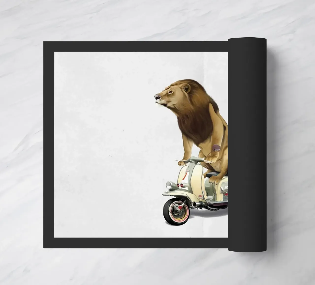 Lamb (Wordless) Fußmatte von Rob Art | Illustration