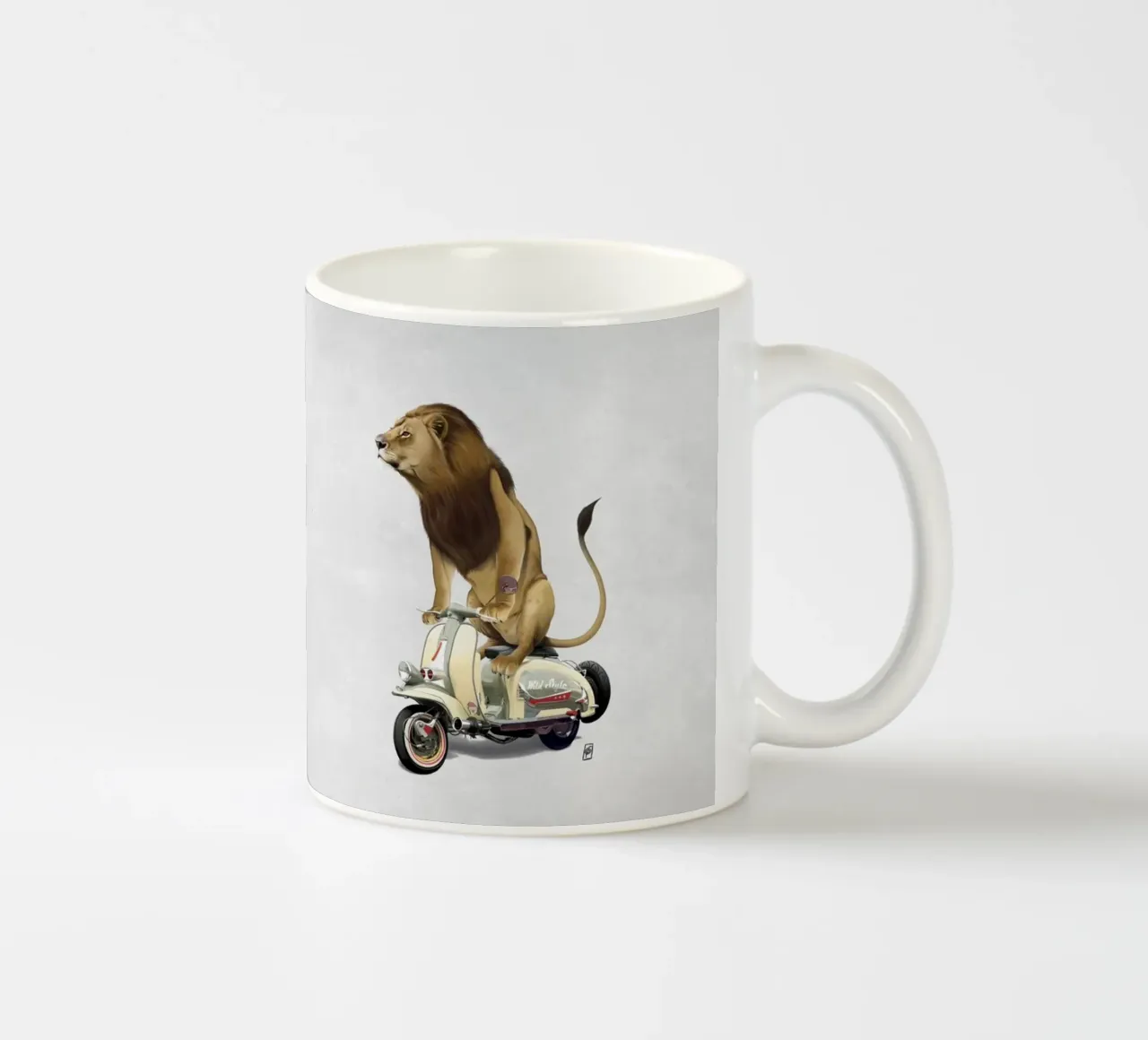 Lamb (Wordless) tazza in ceramica da Rob Art | Illustration