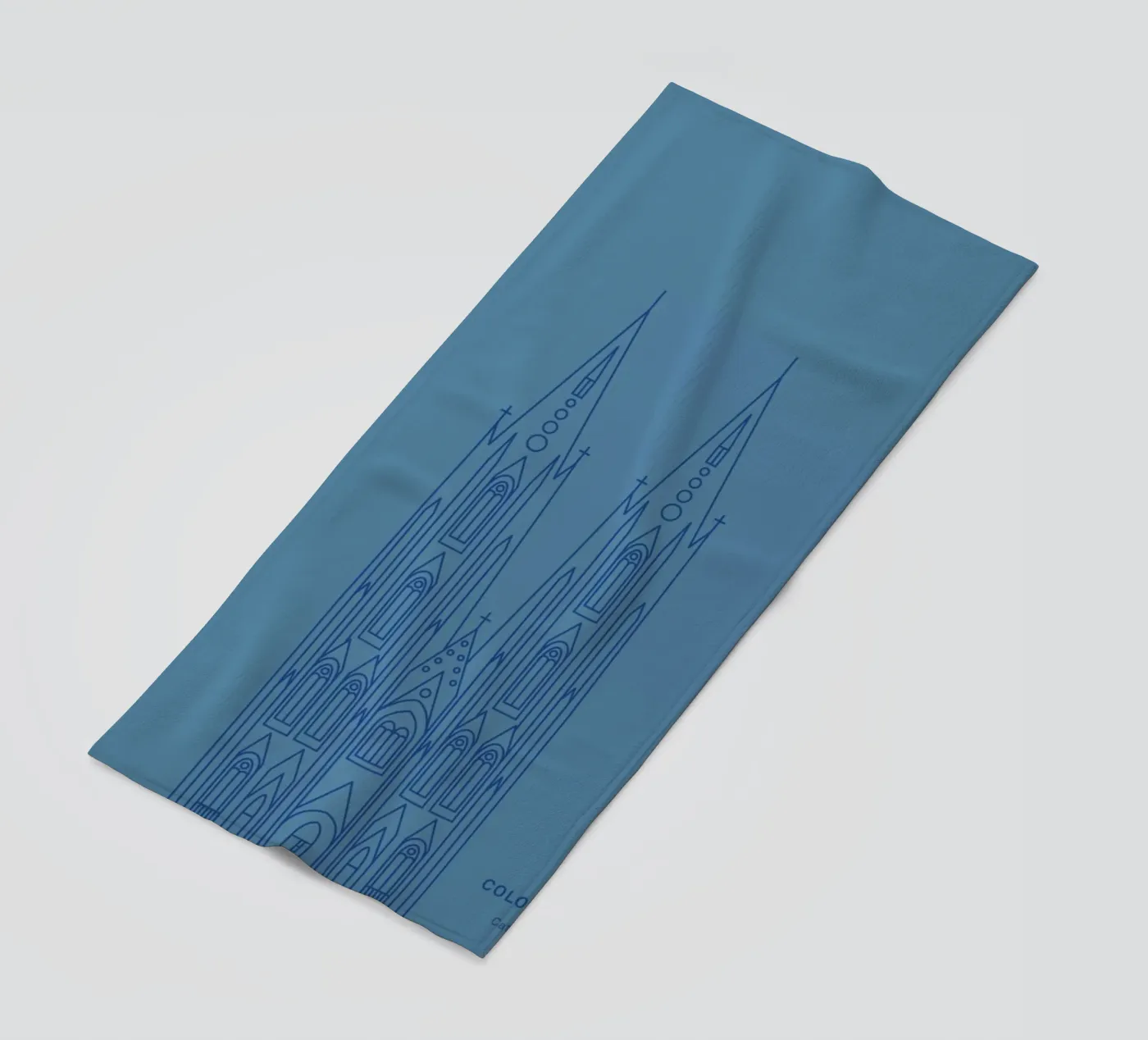 Cologne beach towel by Sara Signorini