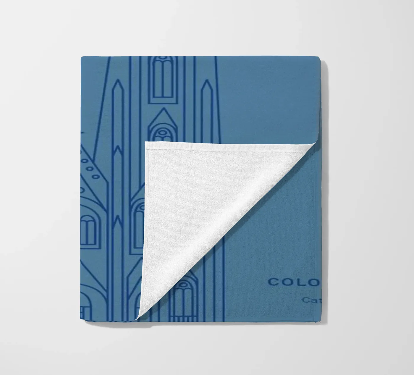 Cologne beach towel by Sara Signorini