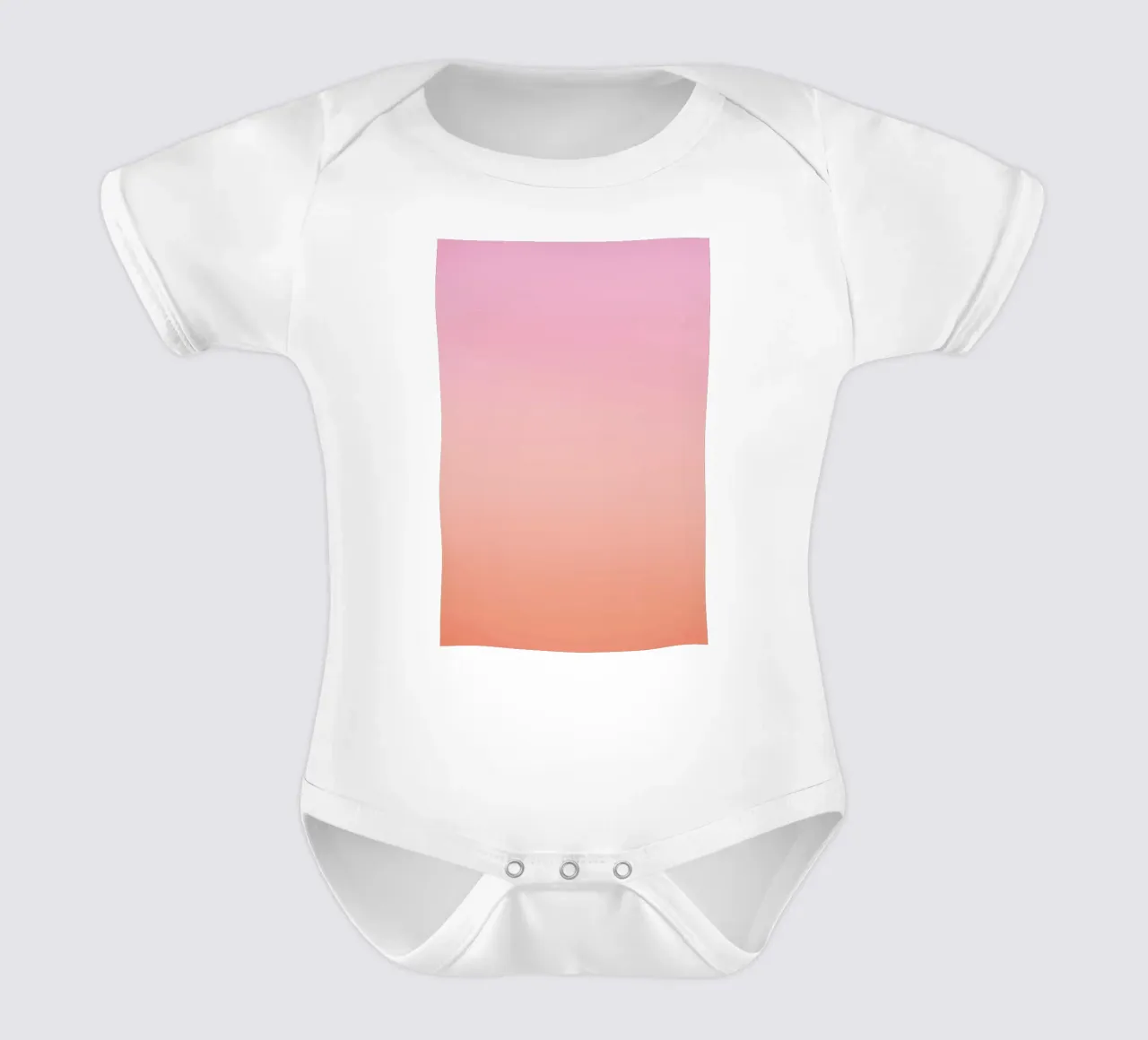 Warm Blush short-sleeve baby romper by Oh Darling