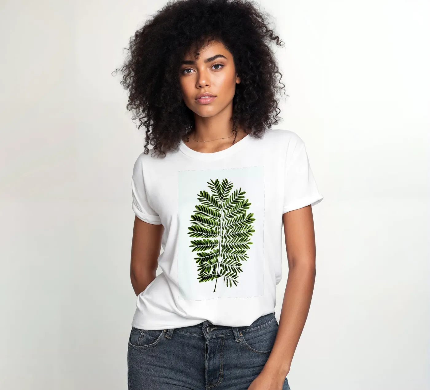 Leaf Study 2 t-shirt da donna da Shot By Clint