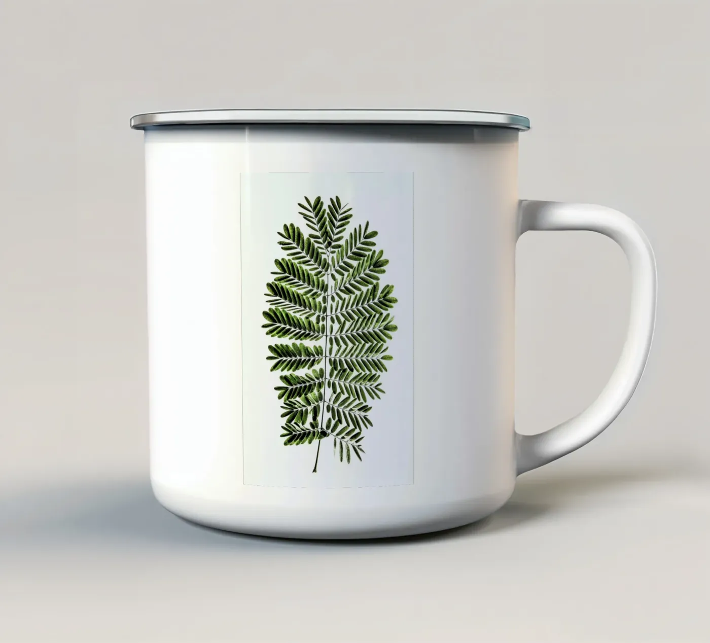 Leaf Study 2 enamel mug by Shot By Clint