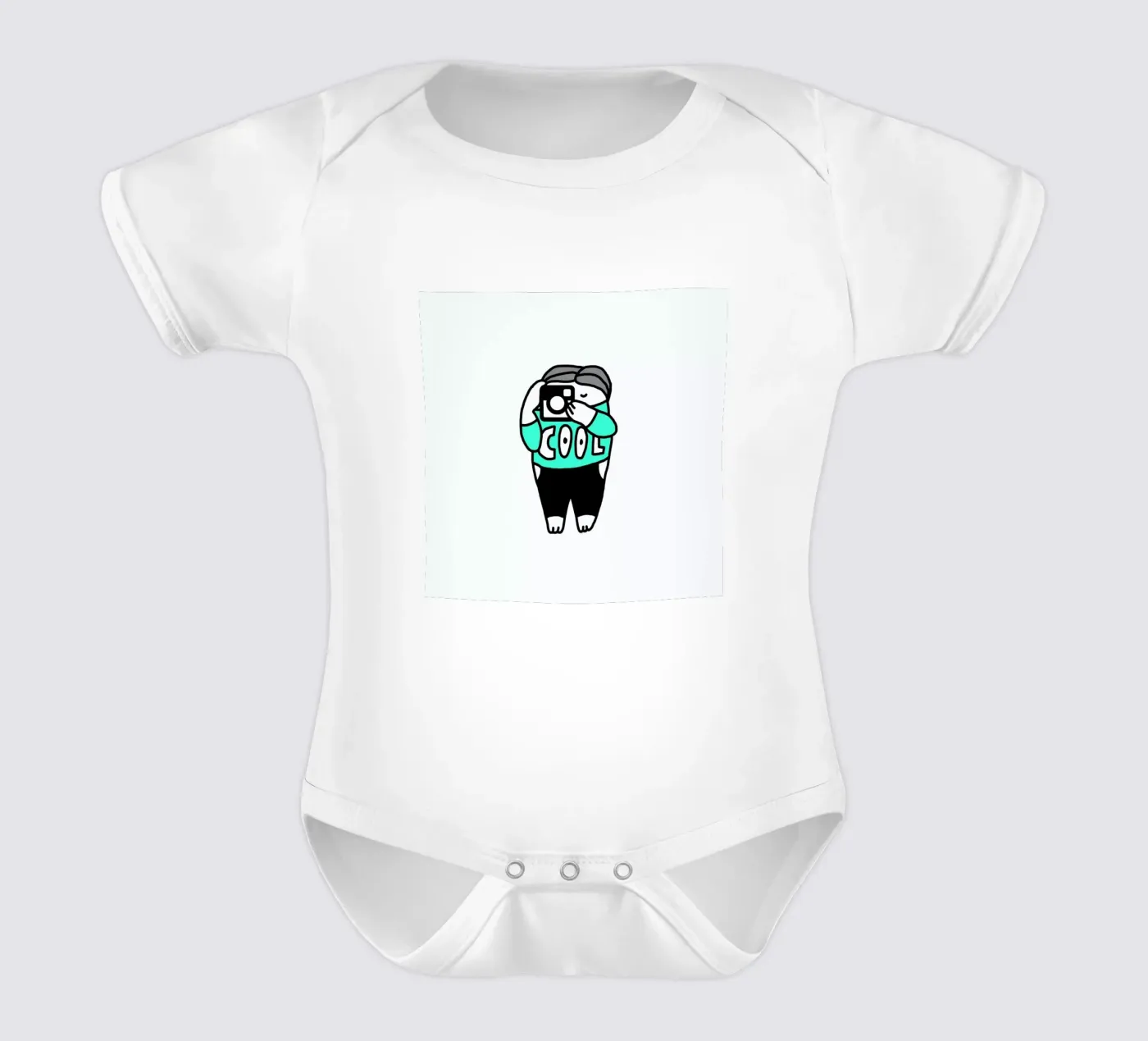 Cool Kurzarm Babybody von Herzette
