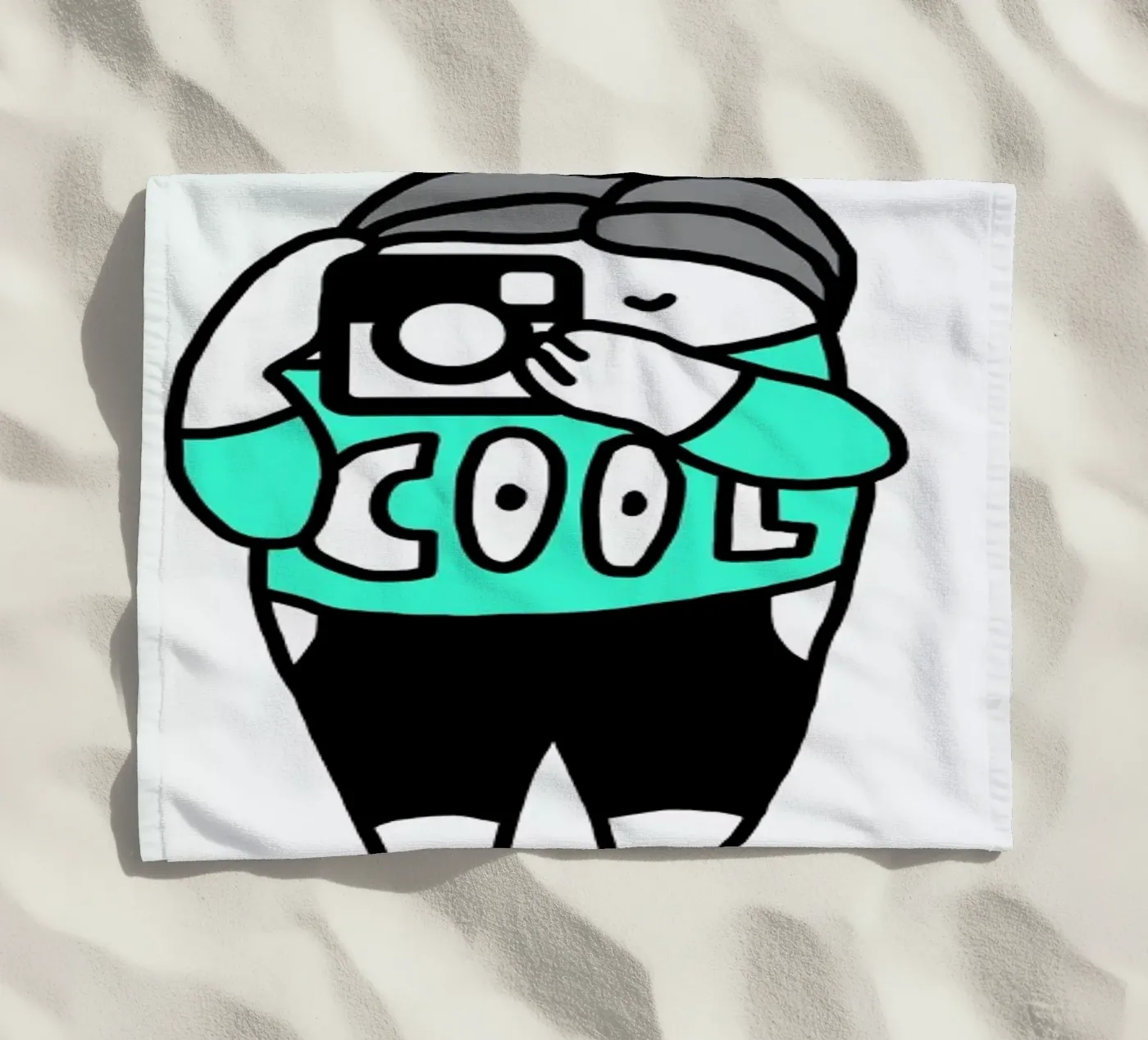 Cool beach towel by Herzette